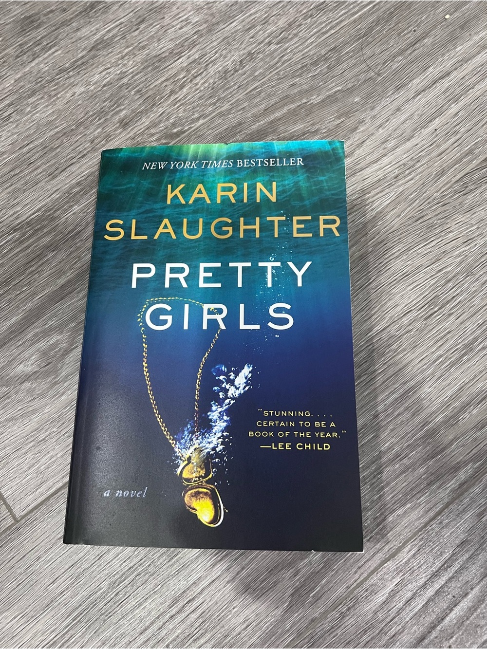Indigo Blue and Teal Karin Slaughter "Pretty Girls" Hardcover